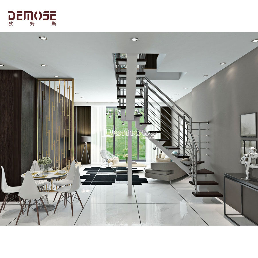  澳大利亞別墅單龍骨樓梯工程