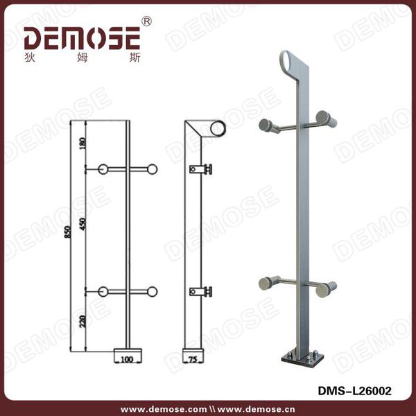 不銹鋼陽臺護欄立柱