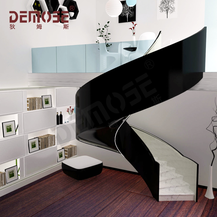 白墻搭配什么顏色的樓梯好看？