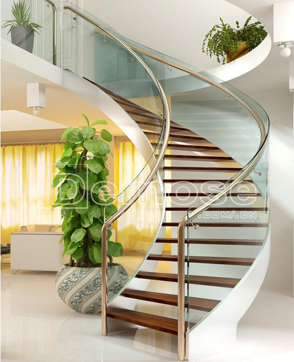 別墅弧形樓梯設計的審美表達