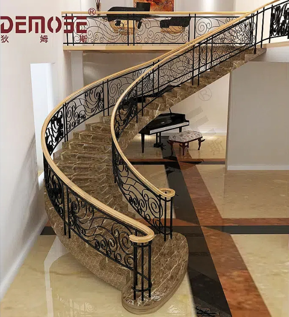 別墅旋轉樓梯：實現空間利用與藝術美感的極致平衡