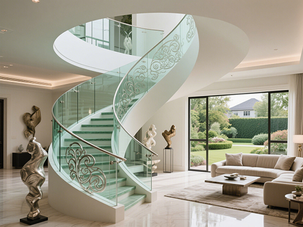 別墅樓梯定制：大尺寸與異形設計的實用美學