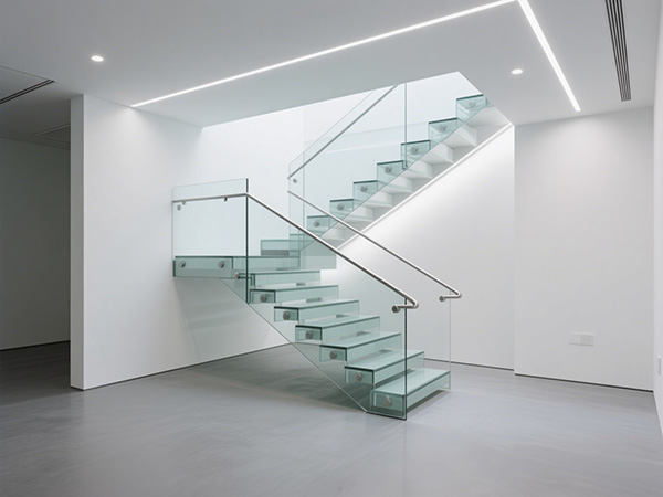 玻璃樓梯：現代空間的點睛之筆