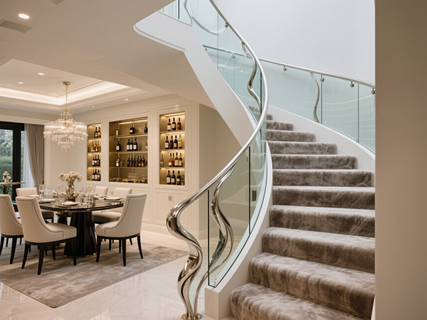 ?別墅樓梯定制：大尺寸與異形設計的實用美學?