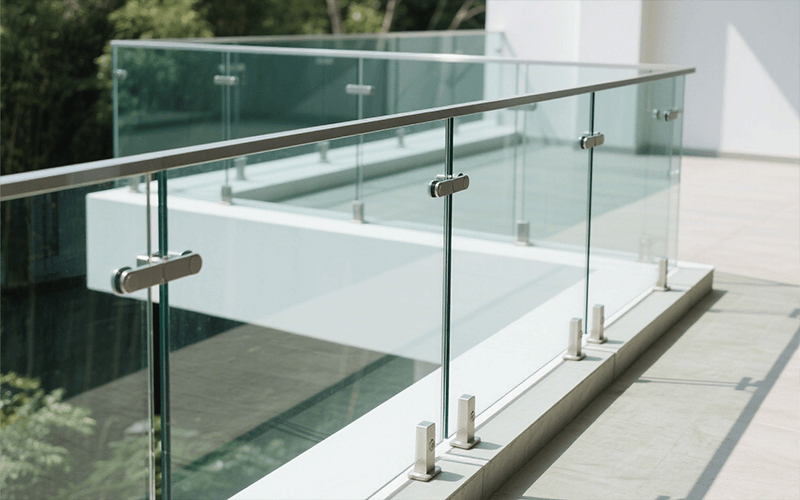 玻璃欄桿為您的空間提供現代優雅、一覽無余的視野